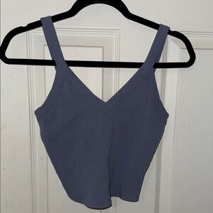 Elegant Blue V-Neck Camisole